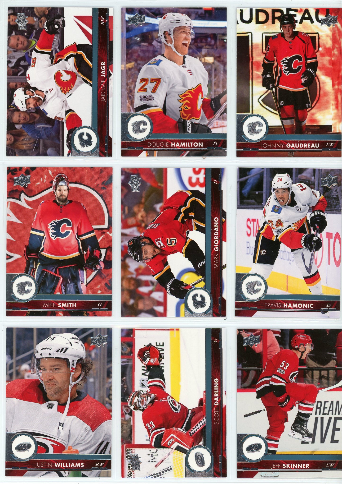 2017/18 Upper Deck Series One & Series Two NHL Hockey Card Base Set (400 Cards)
