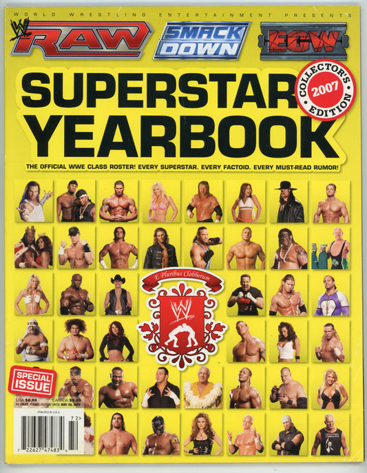 WWE Presents Superstar Yearbook Wrestling Magazine (2007) Collector's Edition