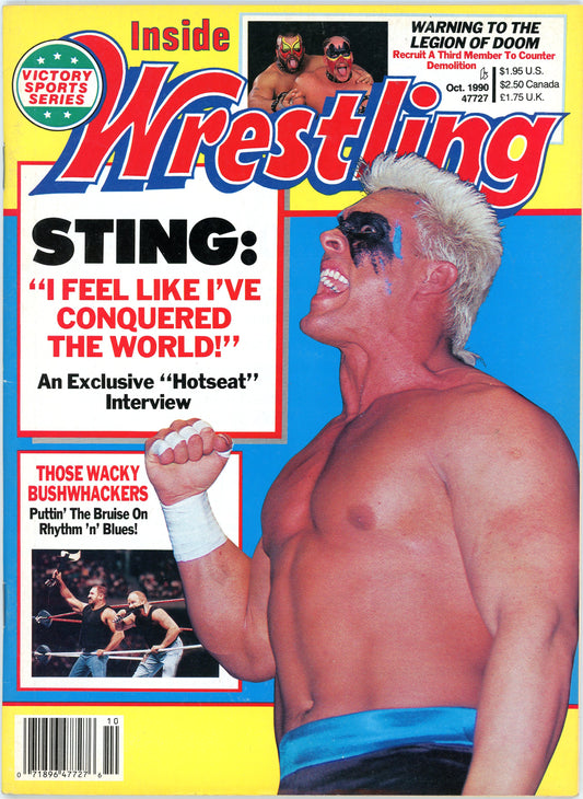 Inside Wrestling Vintage Magazine (October, 1990) Sting