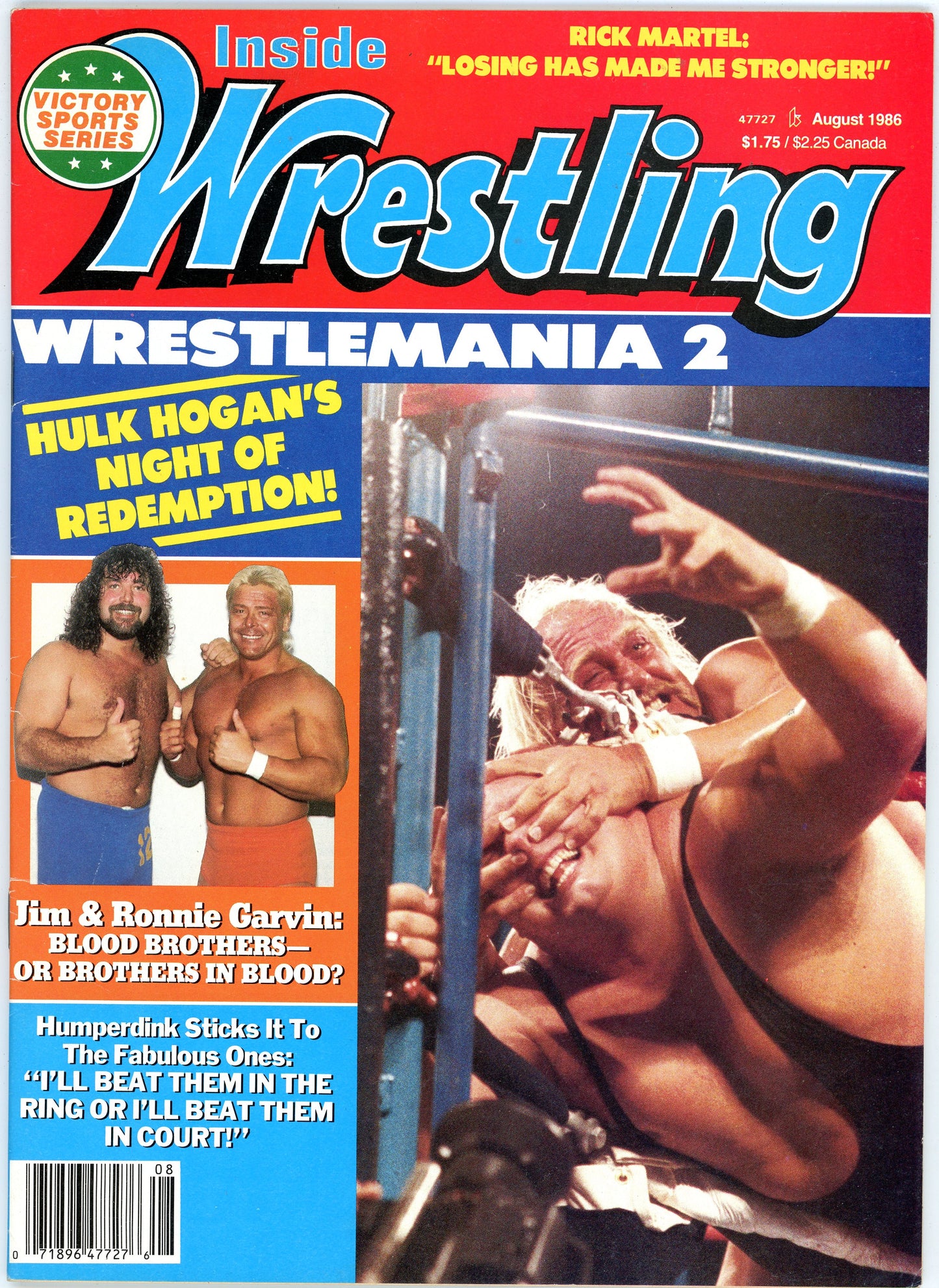 Inside Wrestling Vintage Magazine (August, 1986) Wrestlemania 2