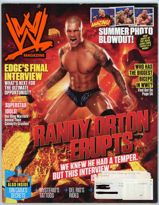 WWE Wrestling Magazine (June 2011) Randy Orton Cover