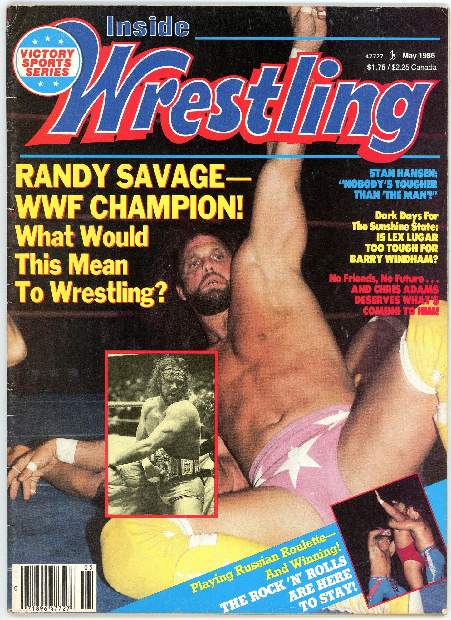 Inside Wrestling Vintage Magazine (May, 1986) Randy Savage WWF Champion