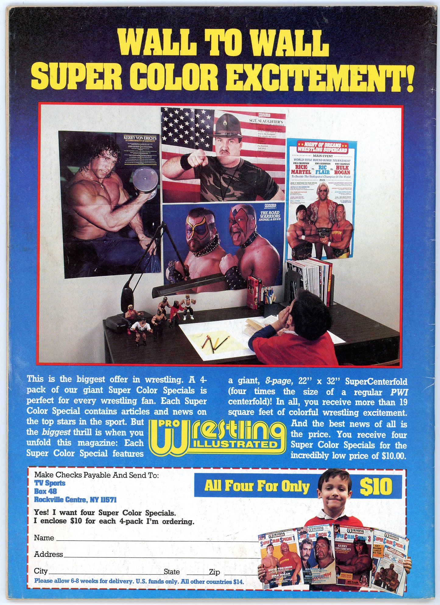 Inside Wrestling Vintage Magazine (May, 1986) Randy Savage WWF Champion