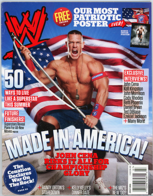 WWE Wrestling Magazine (July 2011) John Cena Cover