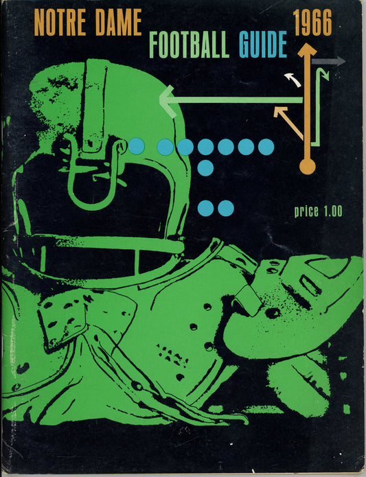 Original 1966 Notre Dame College Football Media Guide Program