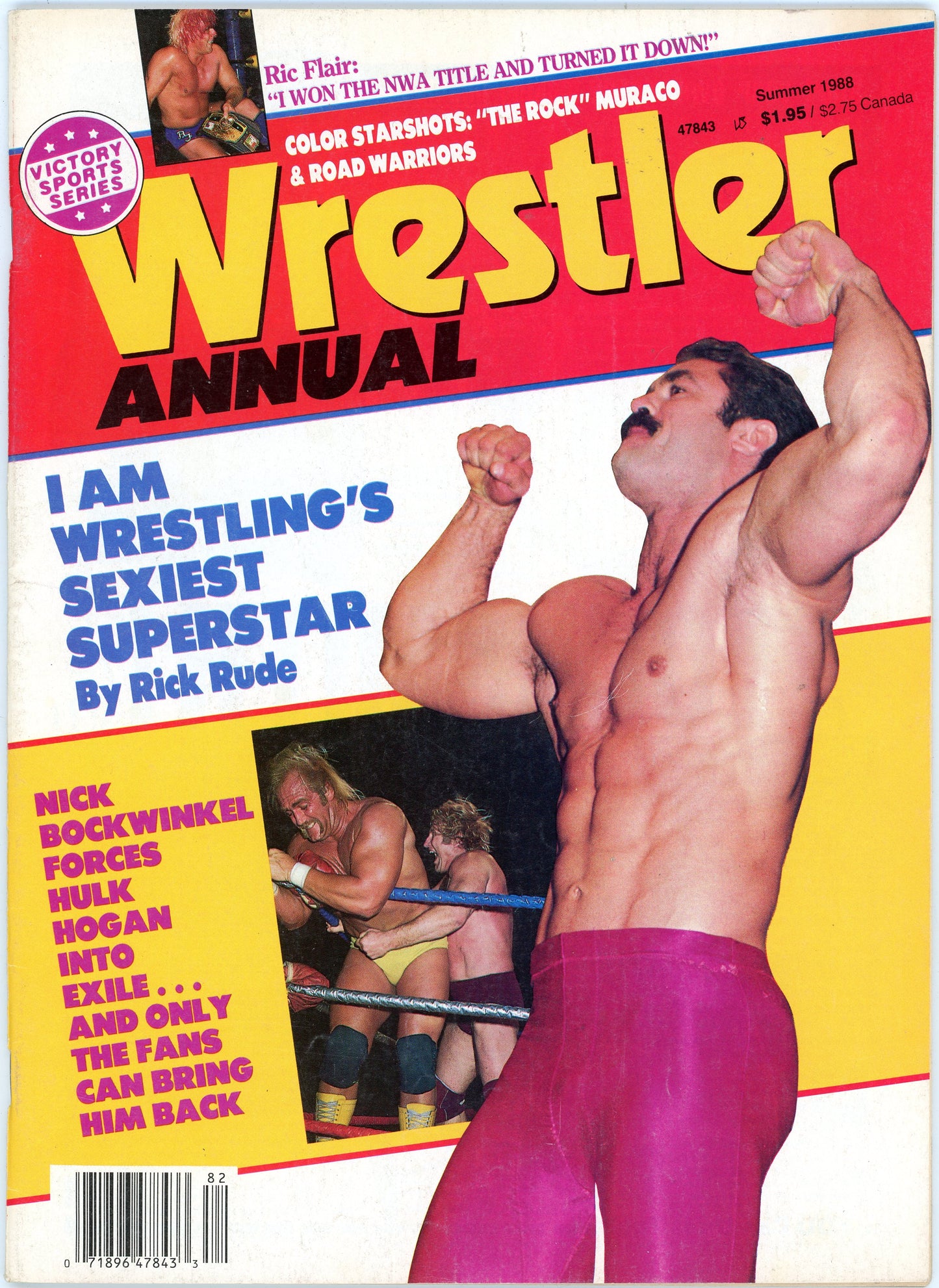 The Wrestler Vintage Magazine (Summer 1988) Rick Rude