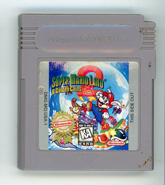 1992 Super Mario Land 2: 6 Golden Coins Game Boy Video Game Cartridge