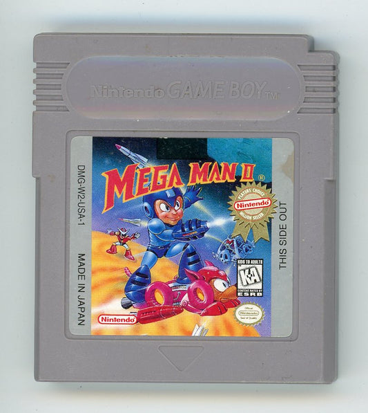 1991 Mega Man II Game Boy Video Game Cartridge