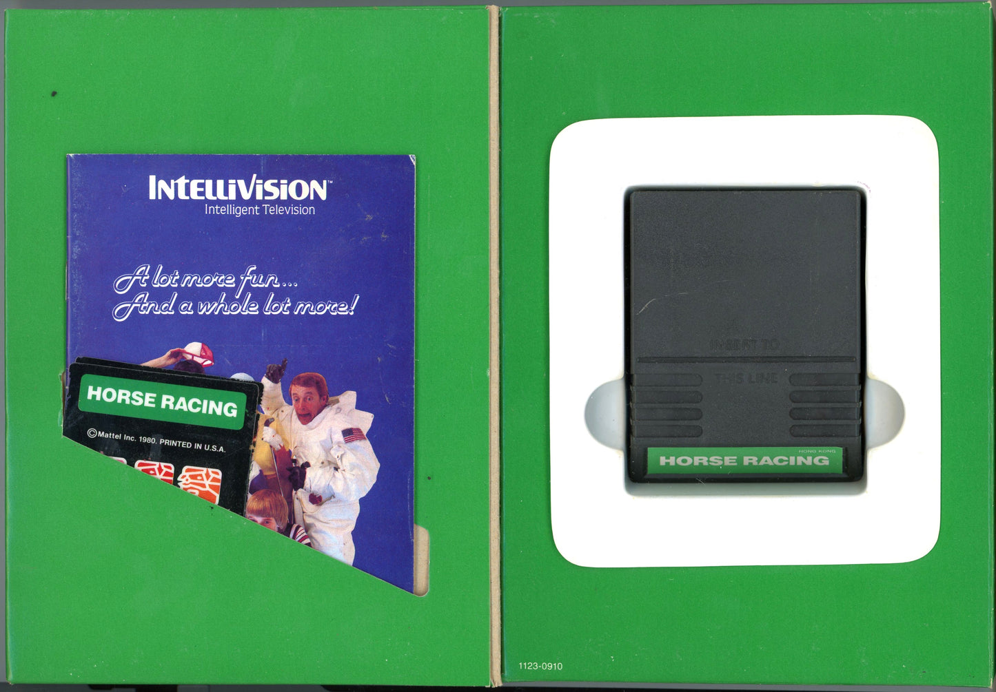 1979 Mattel Electronics Horse Racing Intellivision Video Game Cartridge in Box