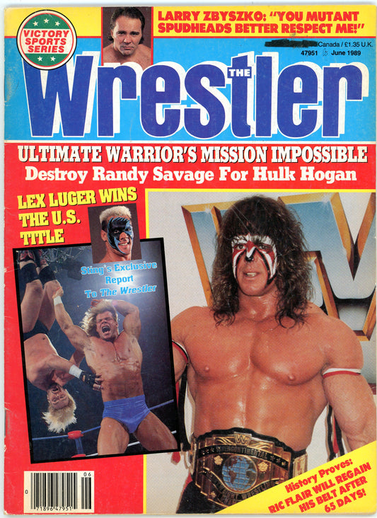 The Wrestler Vintage Magazine (September, 1989) Ultimate Warrior