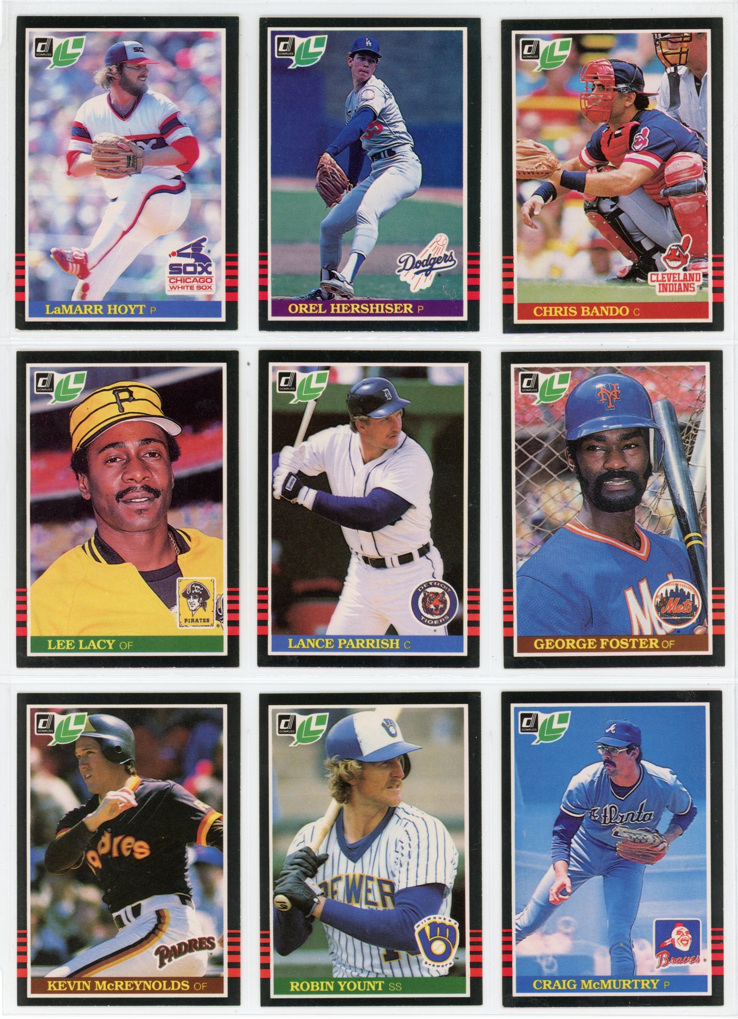 1985 Leaf Donruss Card MLB Baseball Card Complete Set (260 Cards)
