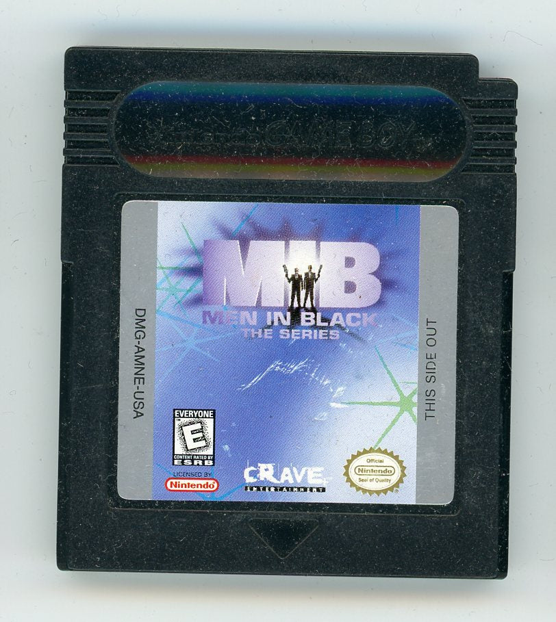 1999 Men in Black: The Series Game Boy Video Game Cartridge