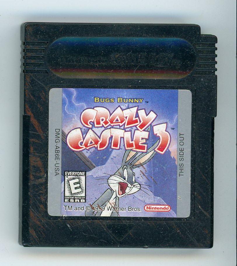 1999 Bugs Bunny: Crazy Castle 3 Game Boy Video Game Cartridge