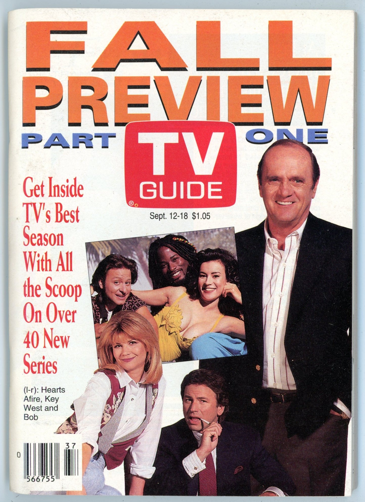 TV Guide Canada Vintage Magazine (September 12-18 1992) Newsstand Fall Preview 1
