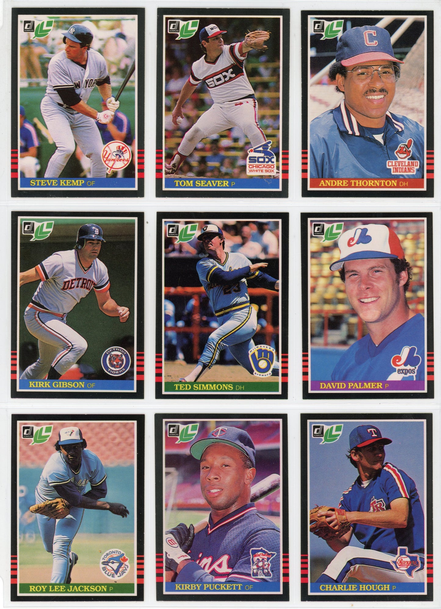 1985 Leaf Donruss Card MLB Baseball Card Complete Set (260 Cards)