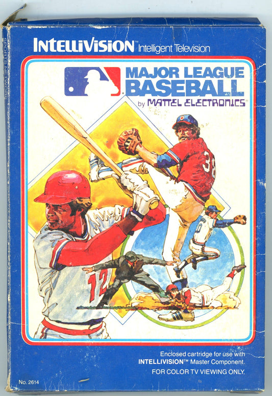 1979 Mattel Electronics Major League Baseball Intellivision Video Game Cartridge in Box