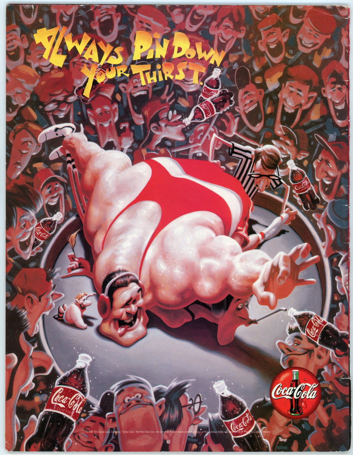 WWF WWE Vintage Wrestling Magazine (May 1998) Kane Cover