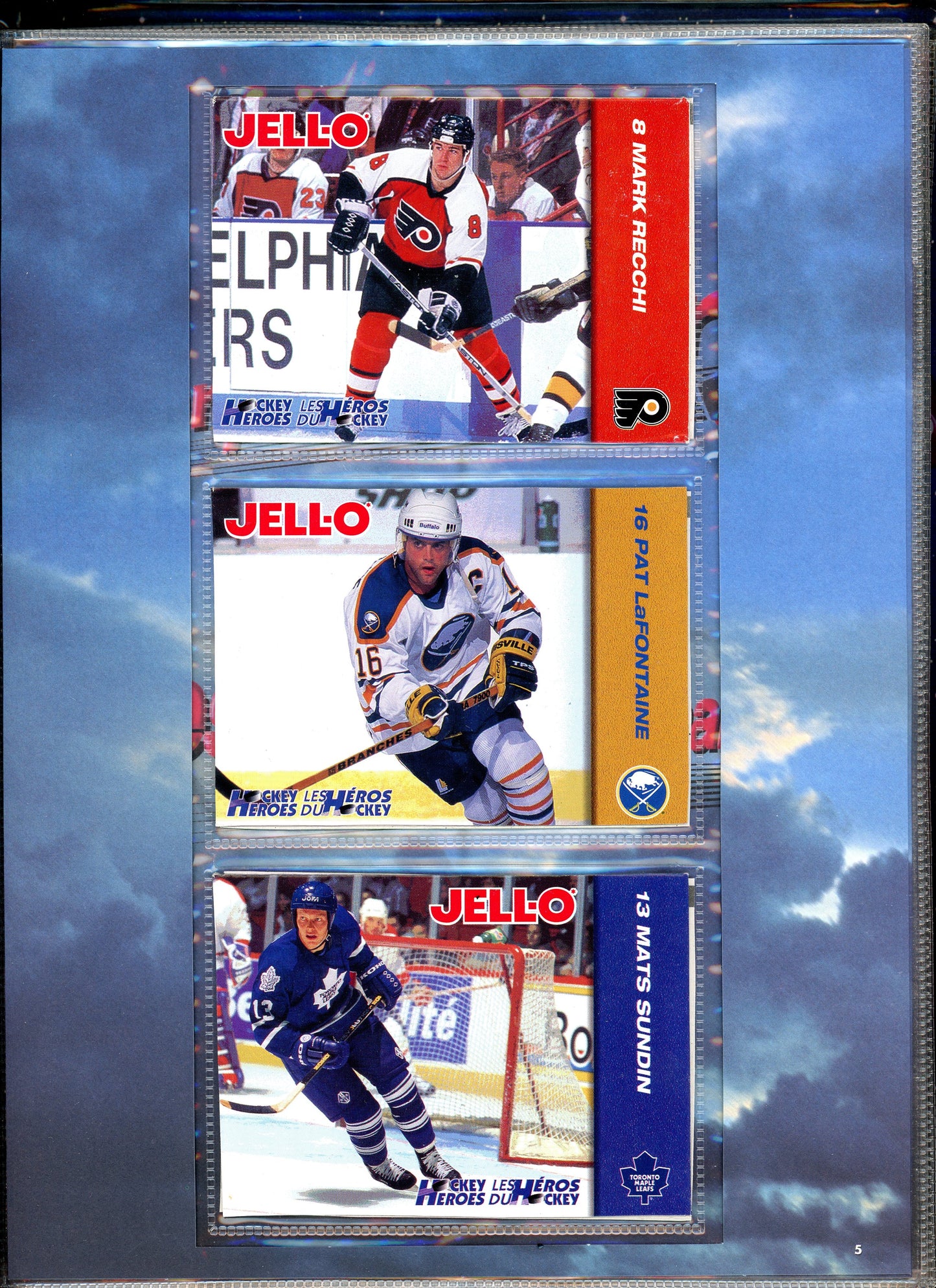 1994/95 Kraft NHL Hockey Card Award Winning Collection Complete Master Set in Binder