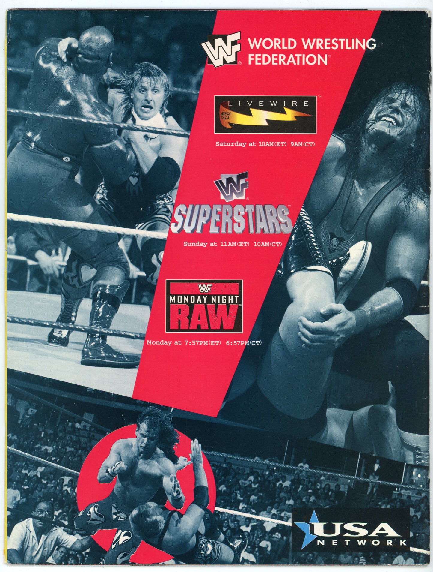 WWF WWE Vintage Wrestling Magazine (March 1997) Ahmed Johnson Cover