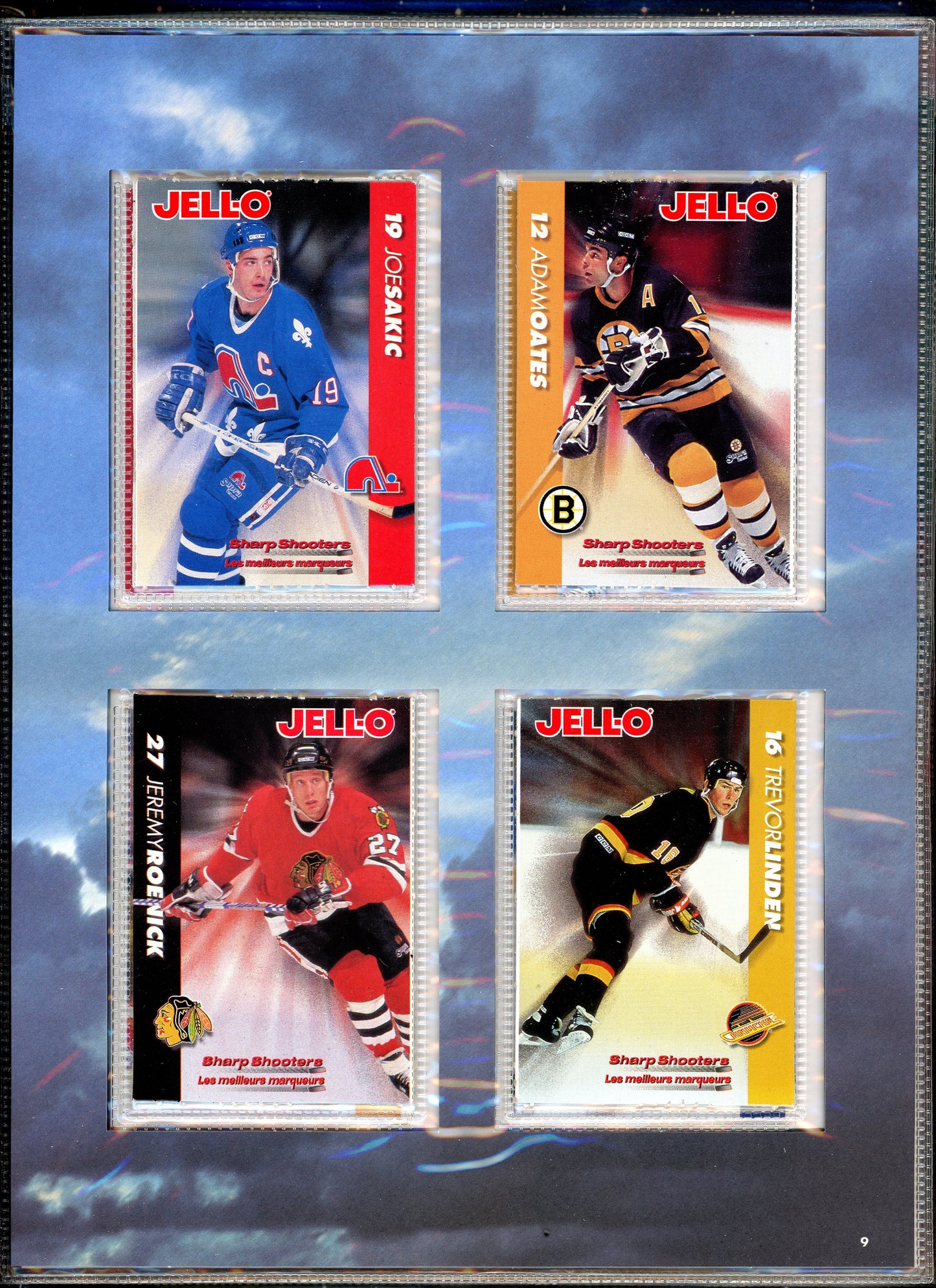 1994/95 Kraft NHL Hockey Card Award Winning Collection Complete Master Set in Binder