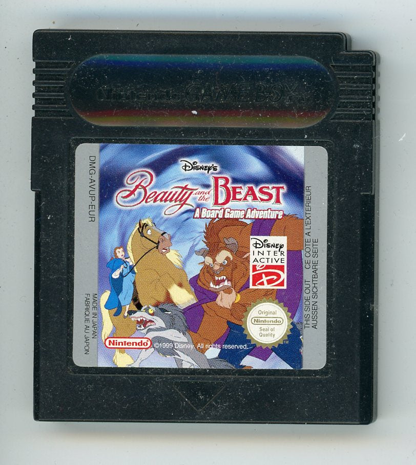 1999 Disney's Beauty and the Beast Game Boy Video Game Cartridge