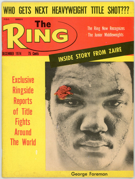 The Ring Vintage Boxing Magazine (December 1974) George Foreman