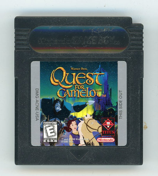 1998 Quest for Camelot Game Boy Video Game Cartridge