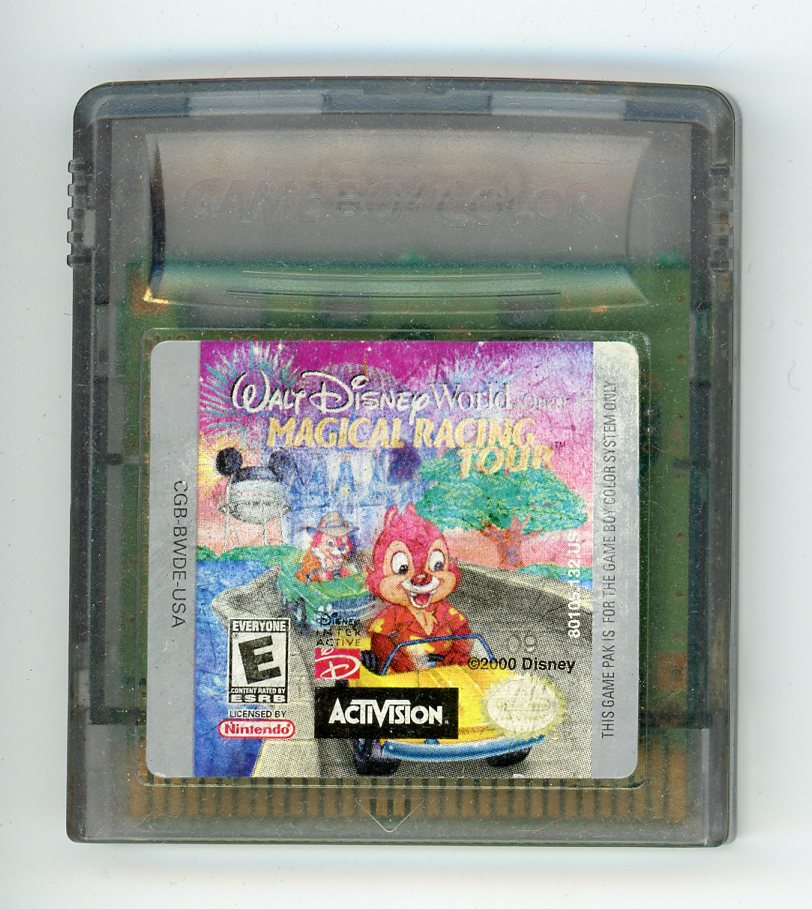 2000 Walt Disney World Quest: Magical Racing Tour Game Boy Color Video Game Cartridge