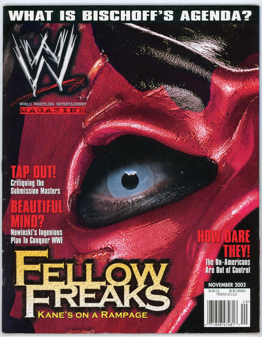 WWE Vintage Wrestling Magazine (November 2002) Kane Cover