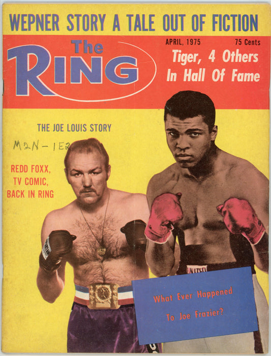 The Ring Vintage Boxing Magazine (April 1975) Joe Louis