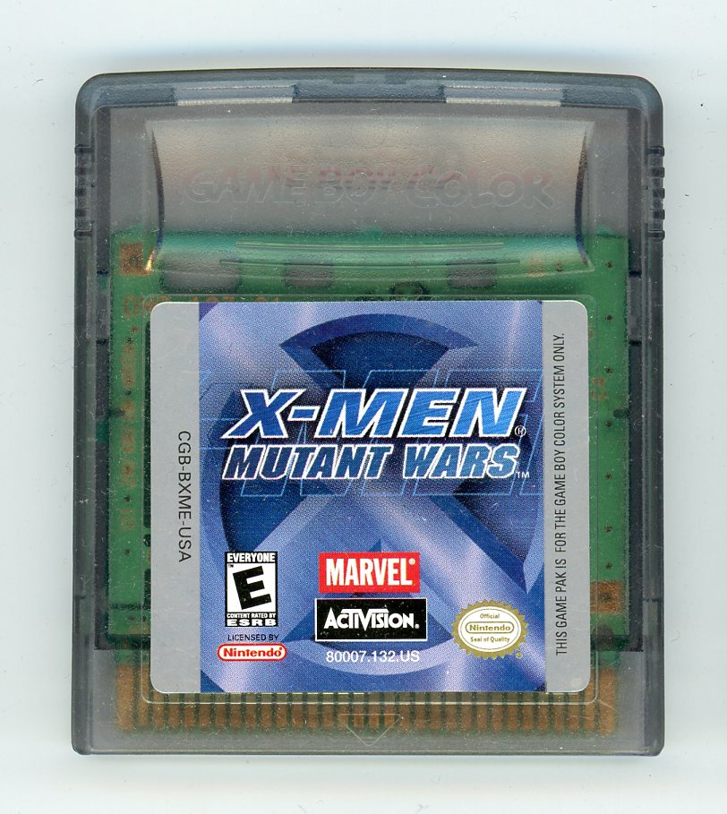 2000 X-Men: Mutant Wars Game Boy Color Video Game Cartridge