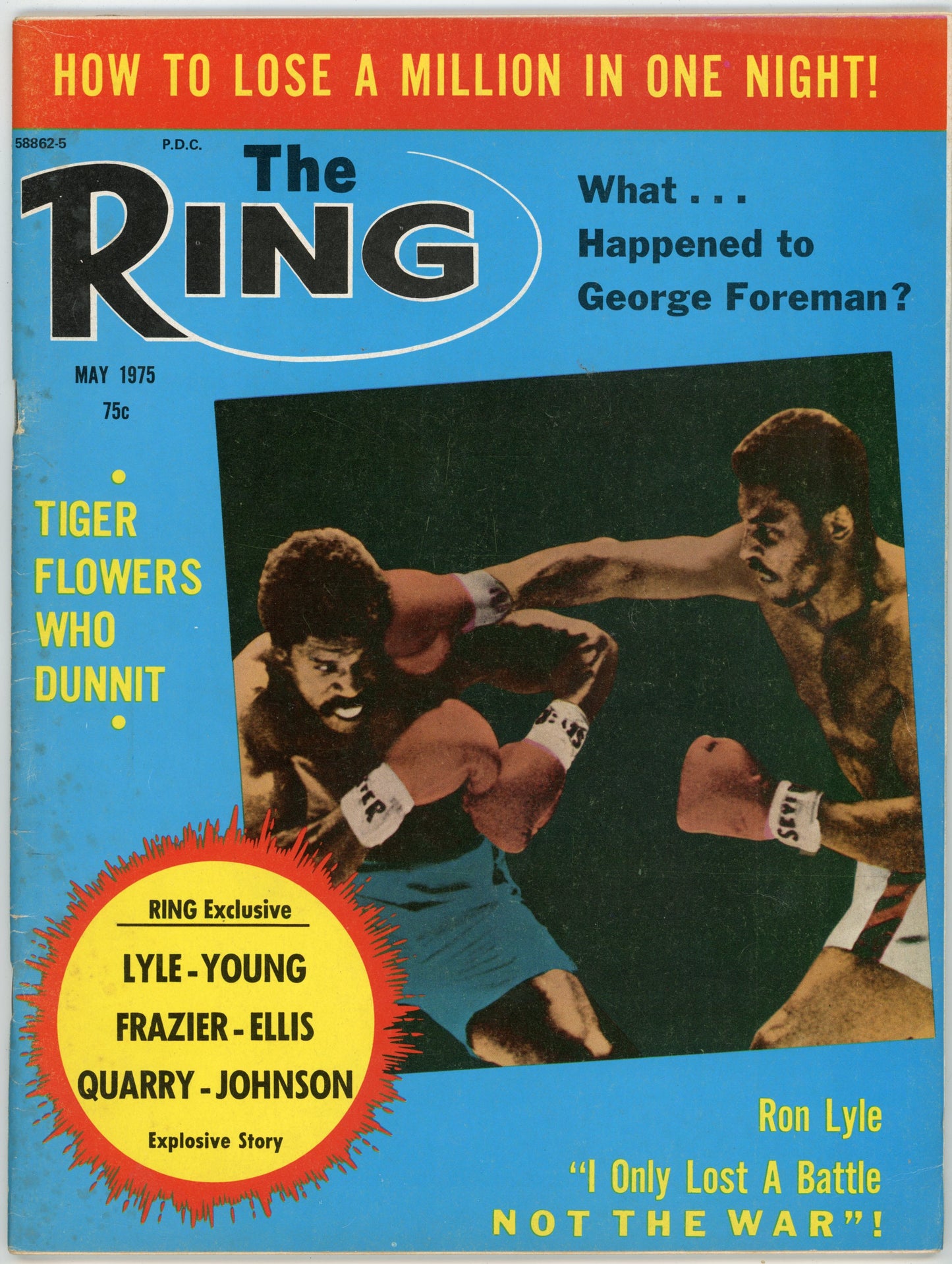 The Ring Vintage Boxing Magazine (May 1975) Ron Lyle vs. Jimmy Young