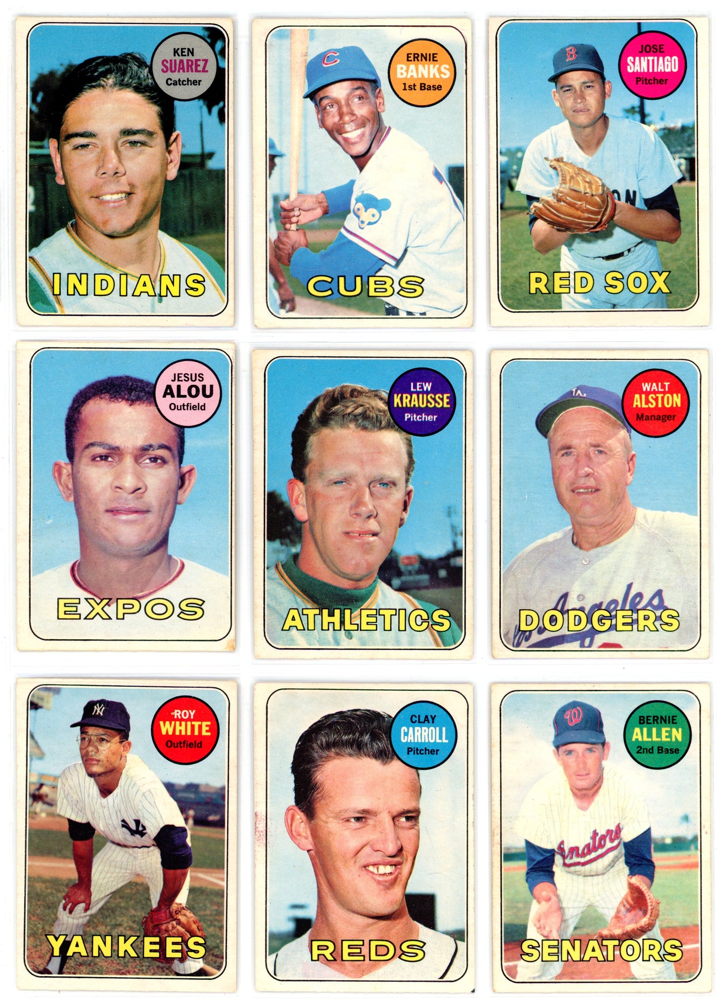 1969 OPC O-Pee-Chee MLB Baseball Complete Set (218 Cards) PR/FAIR Condition Low Grade