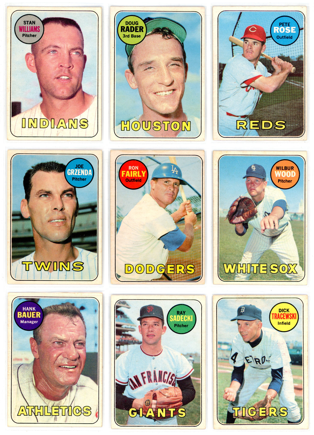 1969 OPC O-Pee-Chee MLB Baseball Complete Set (218 Cards) PR/FAIR Condition Low Grade
