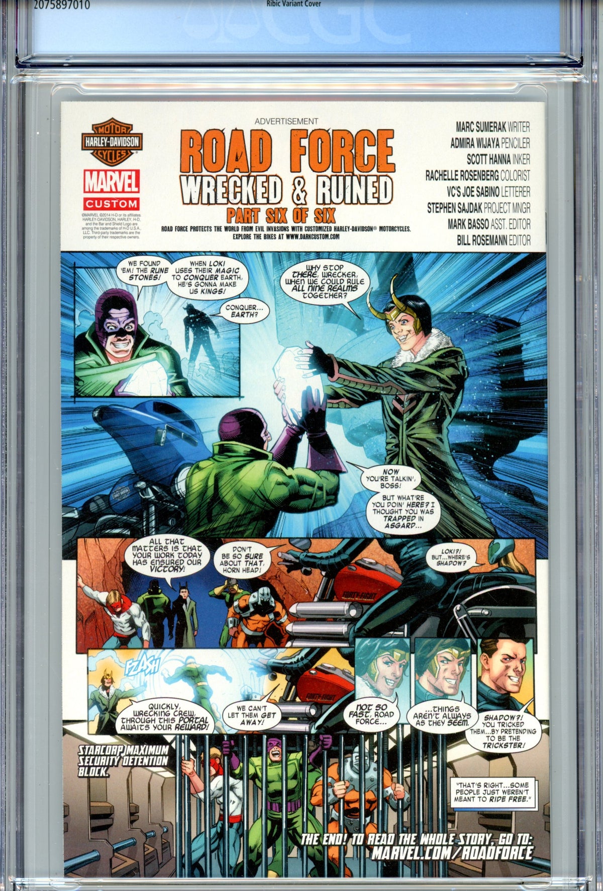 2014 Marvel Thor #1 Graded Comic Book CGC 9.8 Jane Foster Becomes New Thor