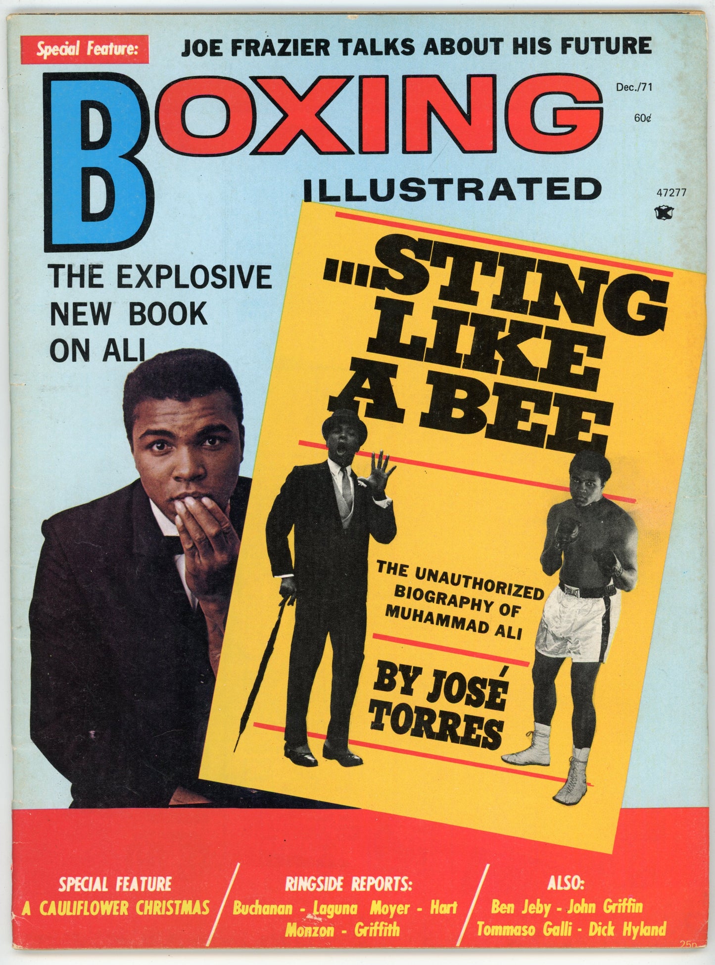 Boxing Illustrated Vintage Magazine (December 1971) Muhammad Ali
