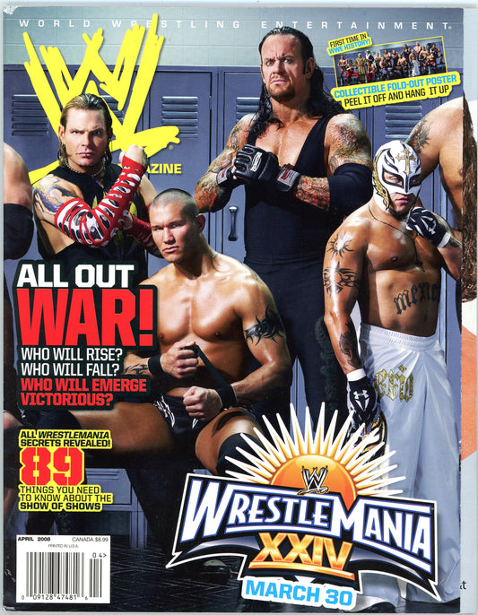 WWE Vintage Wrestling Magazine (April, 2008) Wrestlemania 24