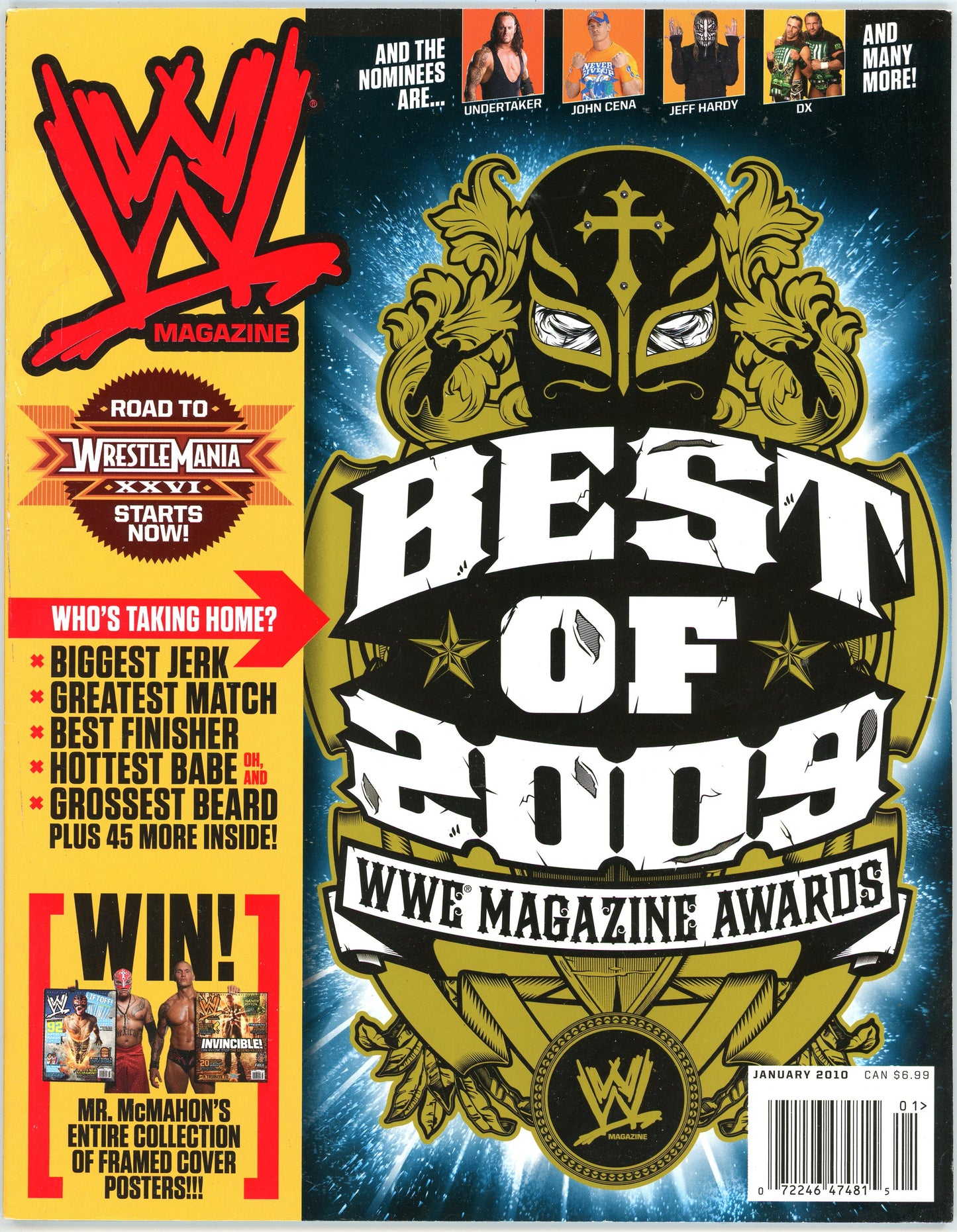 WWE Vintage Wrestling Magazine (January, 2010) Best of 2009 Issue