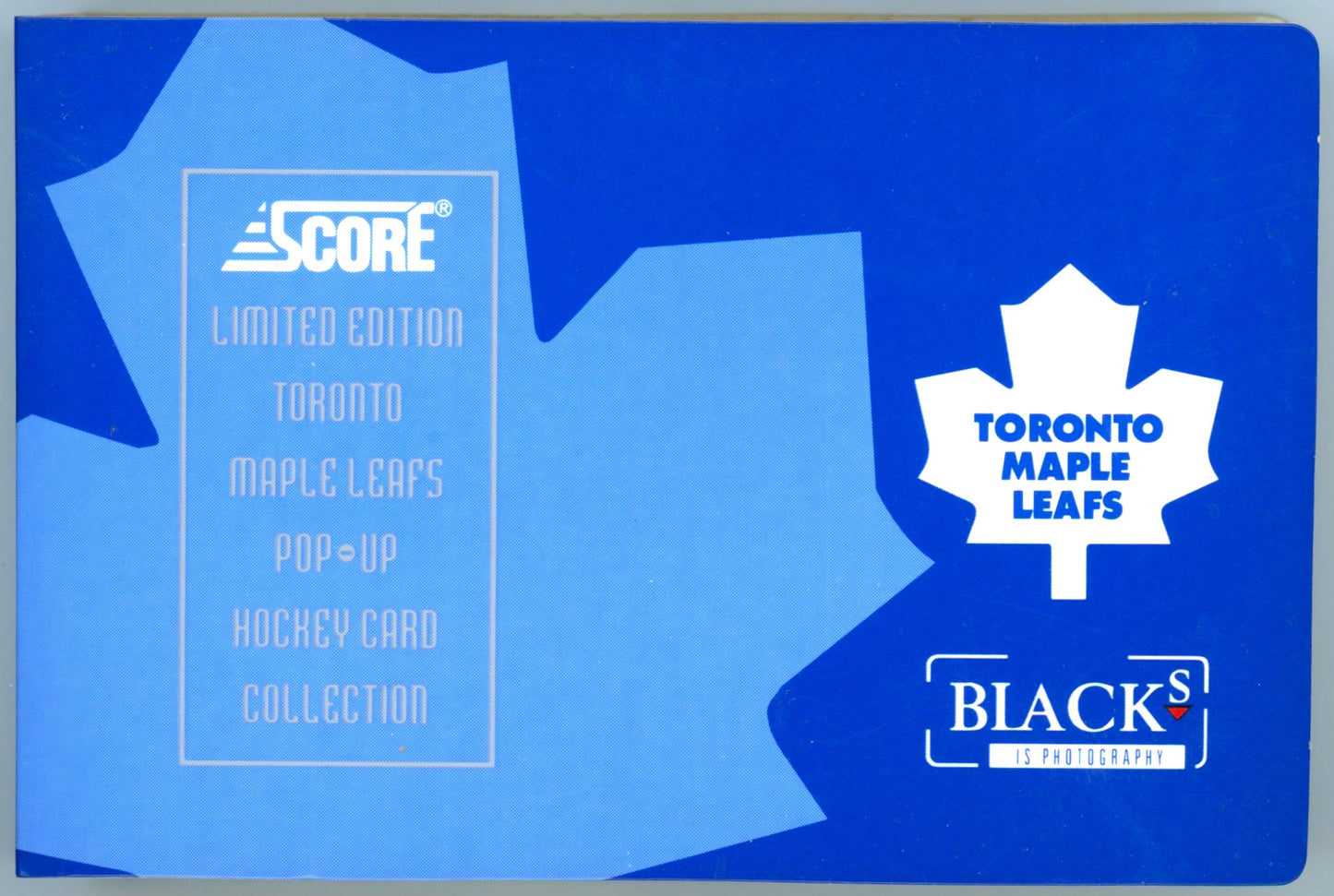 1992-93 Score Toronto Maple Leafs Pop-Up Hockey Card Collection Complete Set – Black’s Photography Promo