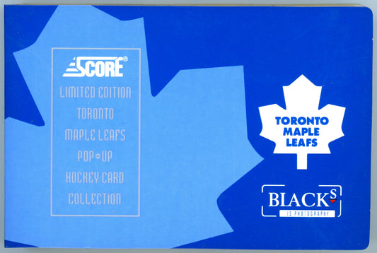 1992-93 Score Toronto Maple Leafs Pop-Up Hockey Card Collection Complete Set – Black’s Photography Promo