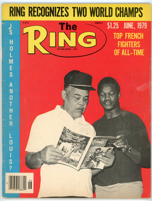 The Ring Vintage Boxing Magazine (June 1979) Joe Louis, Larry Holmes