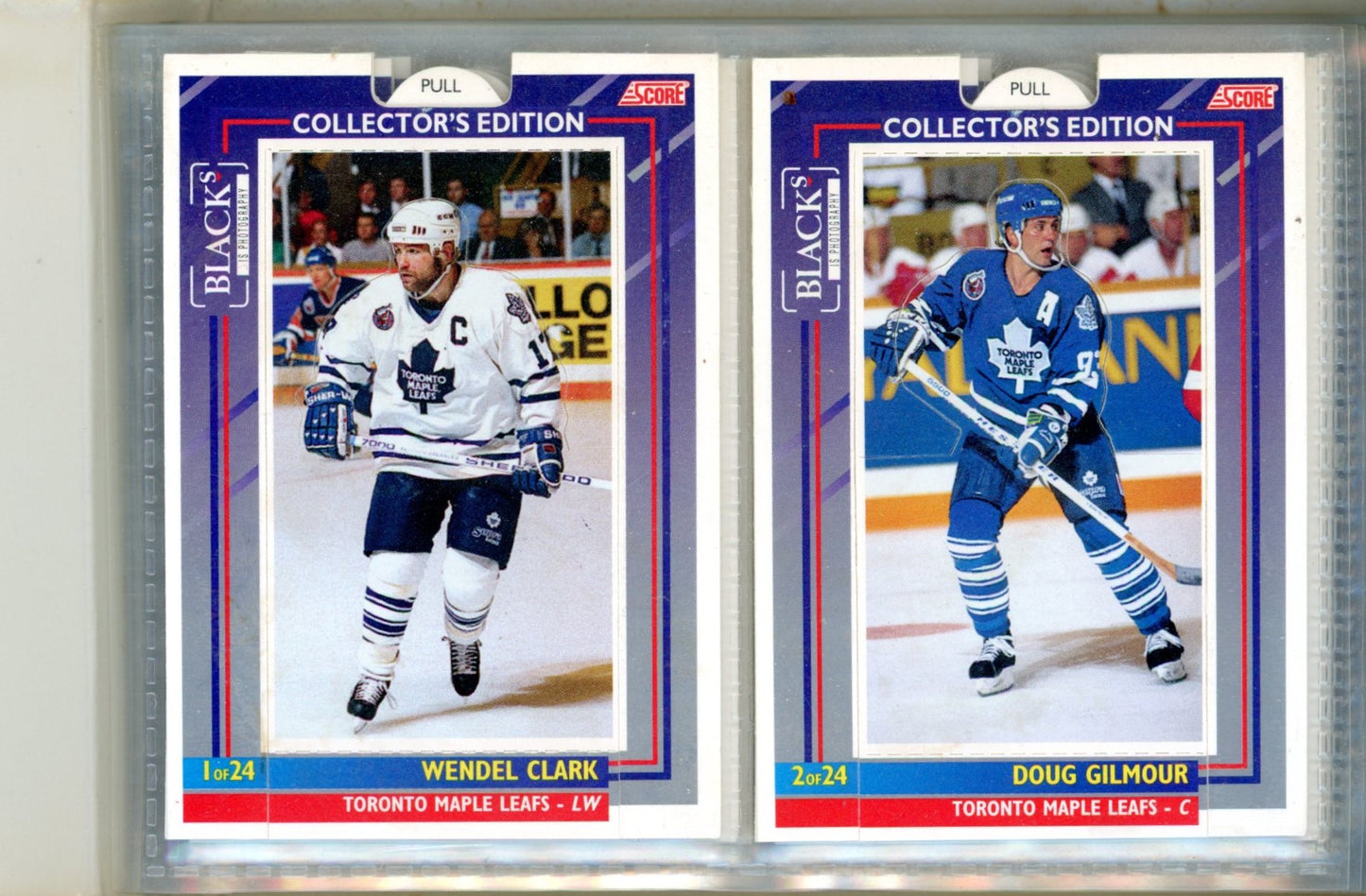 1992-93 Score Toronto Maple Leafs Pop-Up Hockey Card Collection Complete Set – Black’s Photography Promo