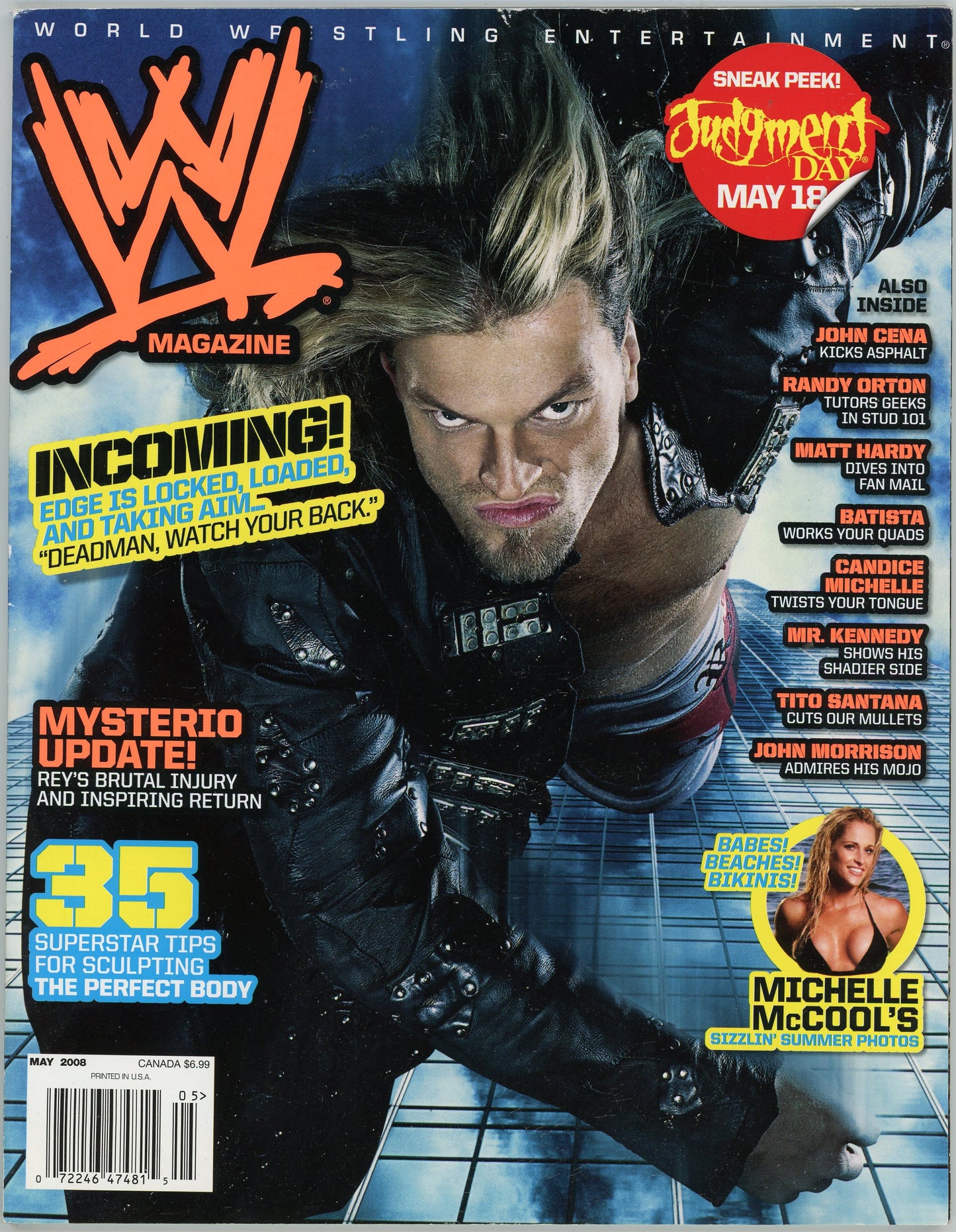 WWE Vintage Wrestling Magazine (May, 2008) Edge