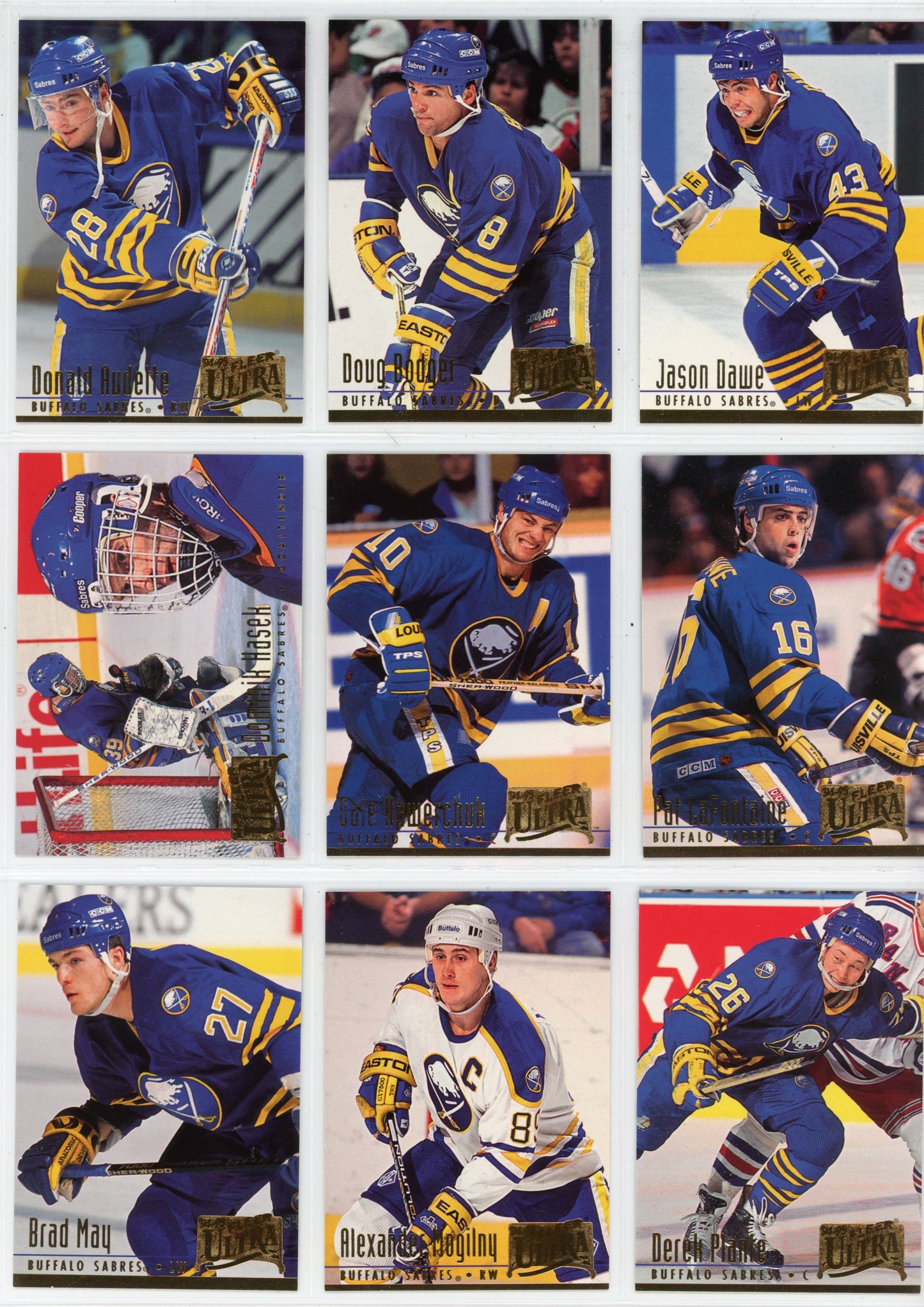 1994/95 Fleer Ultra NHL Hockey Card Series One Set (250 Cards)