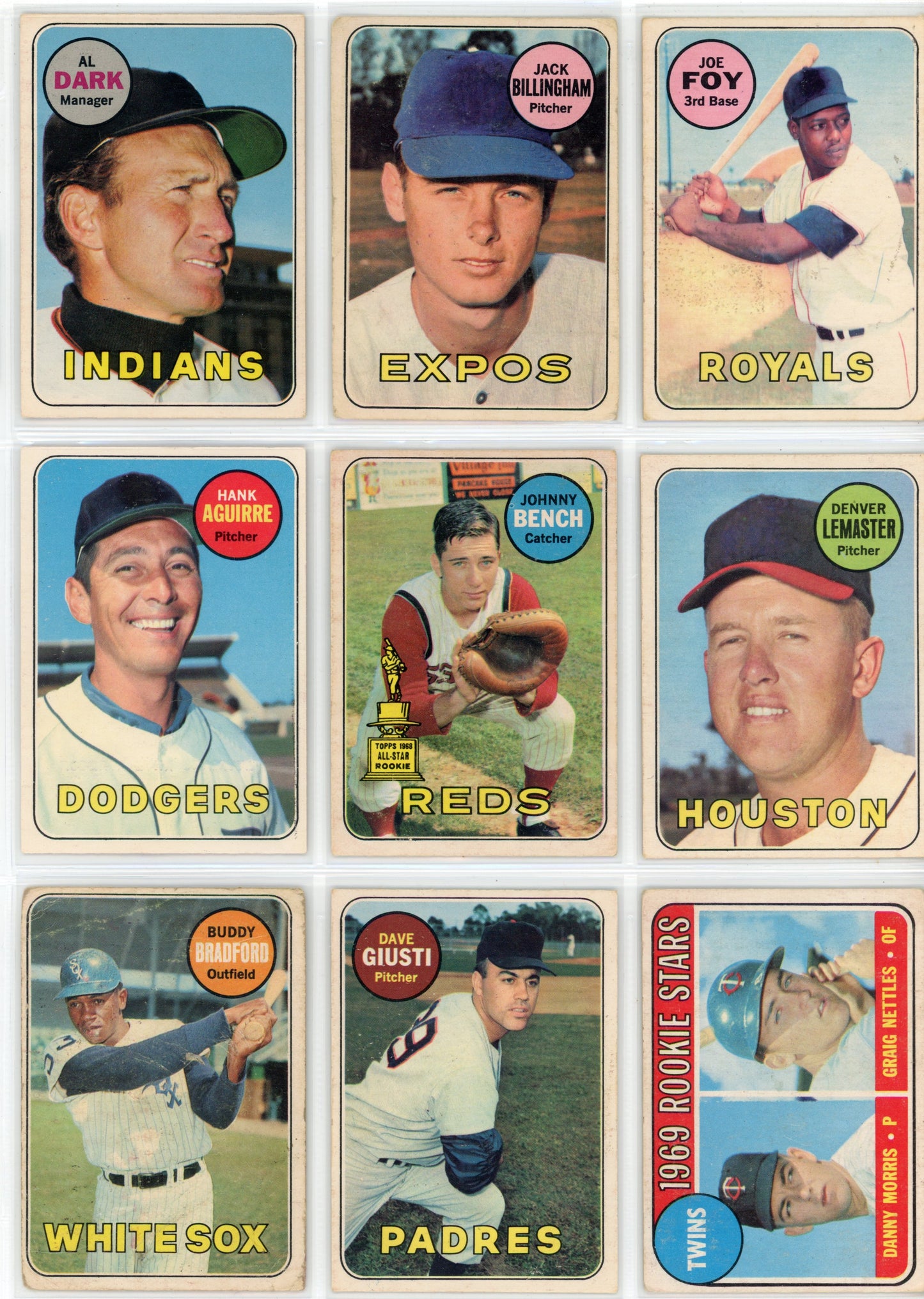 1969 OPC O-Pee-Chee MLB Baseball Card Complete Set (218 Cards) VG+/EX