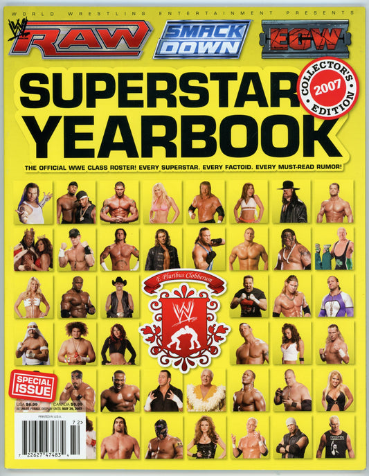 WWE Presents Superstar Yearbook Wrestling Magazine (2007) Collector's Edition Special Issue