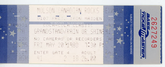 Iron Maiden Vintage Concert Ticket Stub CNE Grandstand (Toronto, 1988)