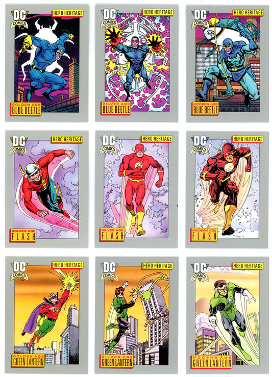 1992 Impel DC Comics Cosmic Cards Complete Base Set (180 Cards) Premier Edition