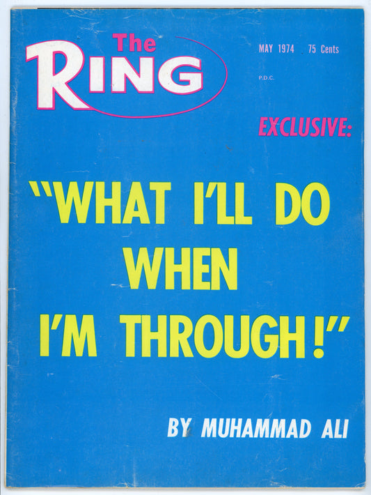 The Ring Vintage Boxing Magazine (May 1974) Muhammad Ali Exclusive