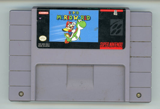 1991 Super Mario World SNES Video Game Cartridge Type B USA-1